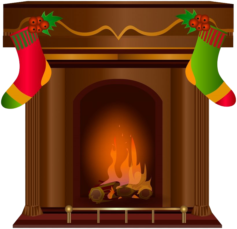 Christmas Chimney PNG Transparent Image