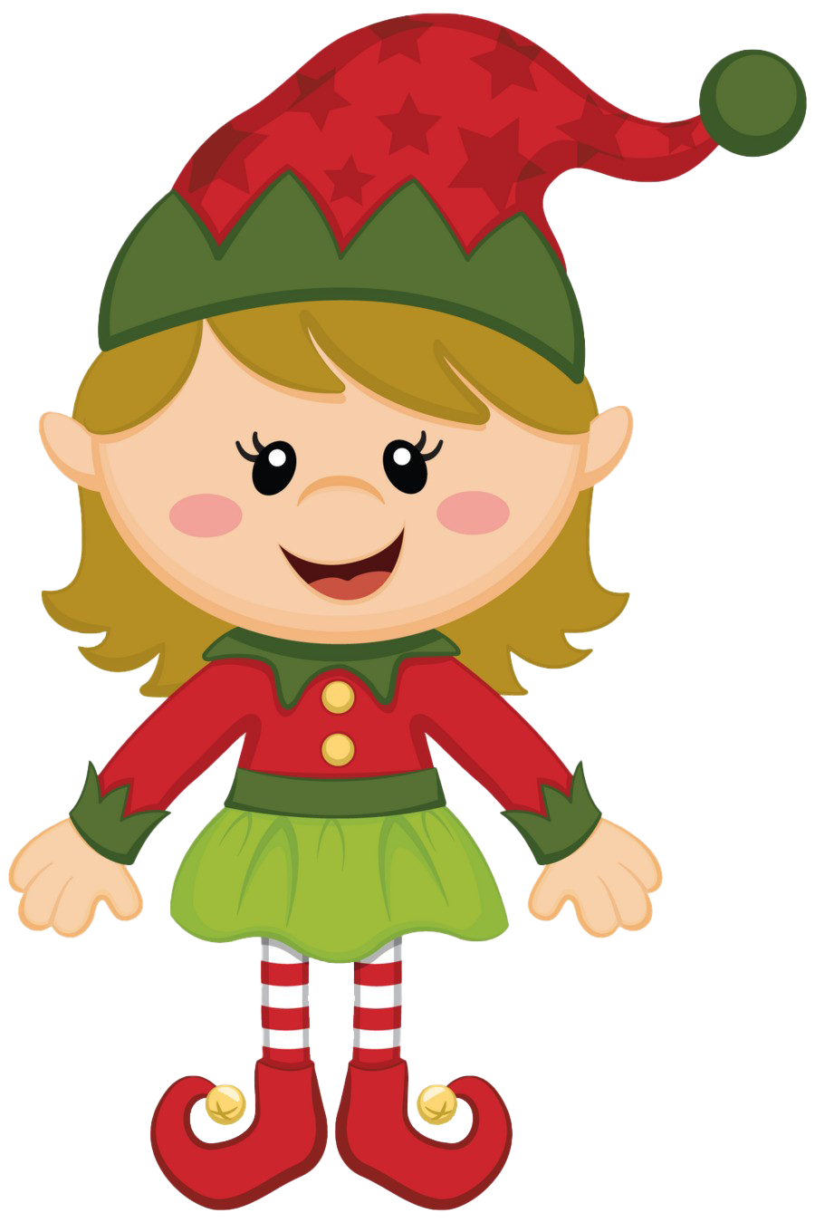 Christmas Elf PNG Background Image
