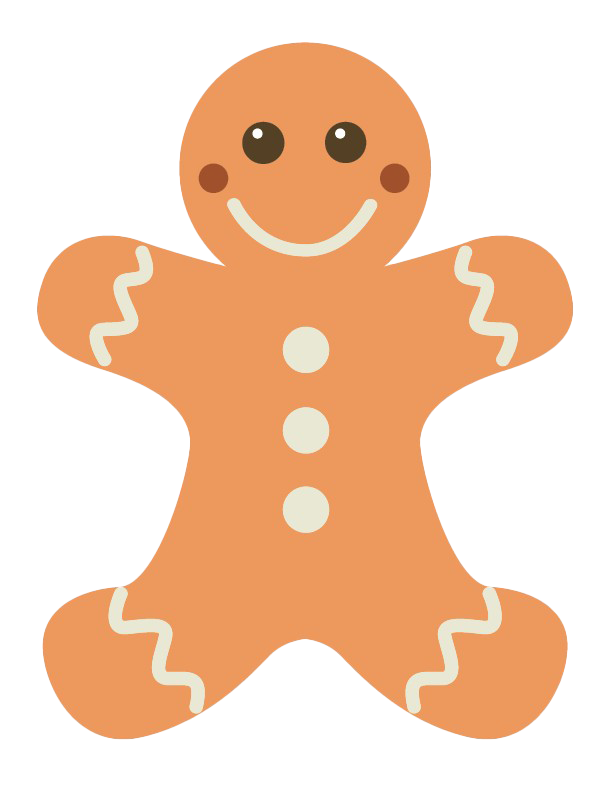 Christmas Gingerbread Man Transparent PNG