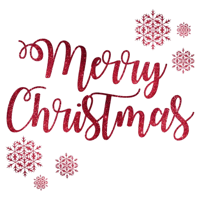 Christmas Word Transparent PNG