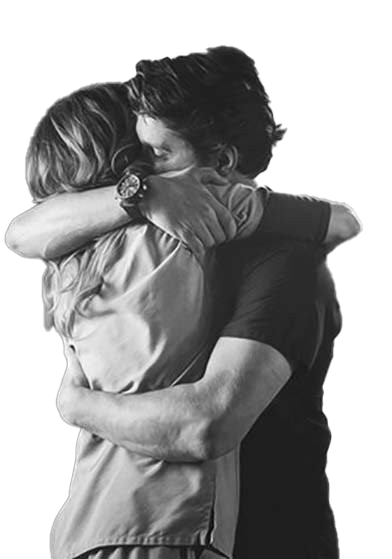 Couple Hug Transparent Background