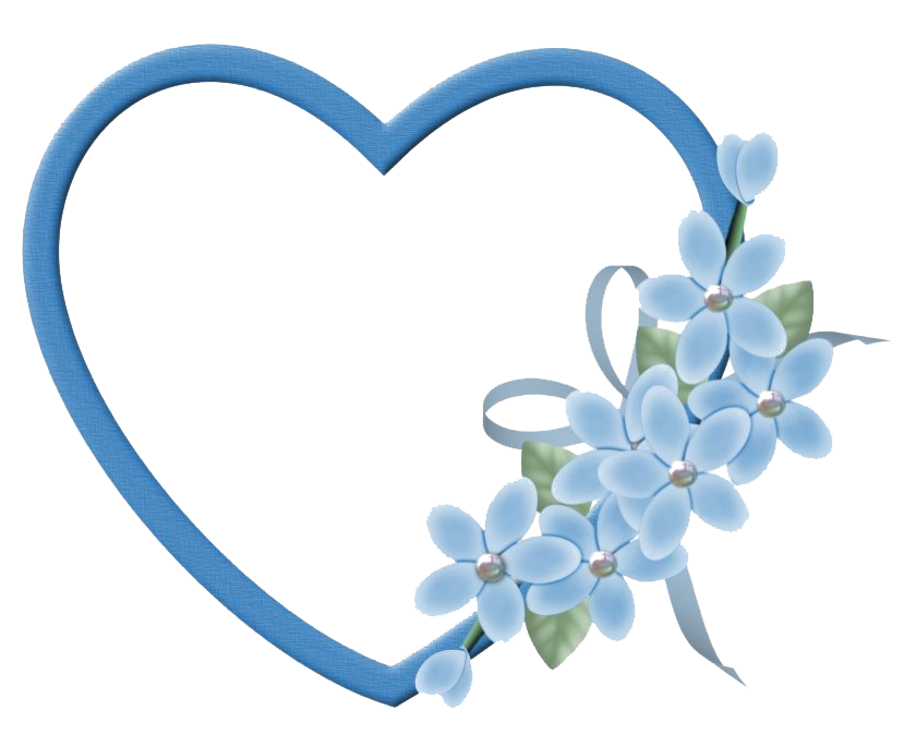 Cute Heart Frame PNG Image