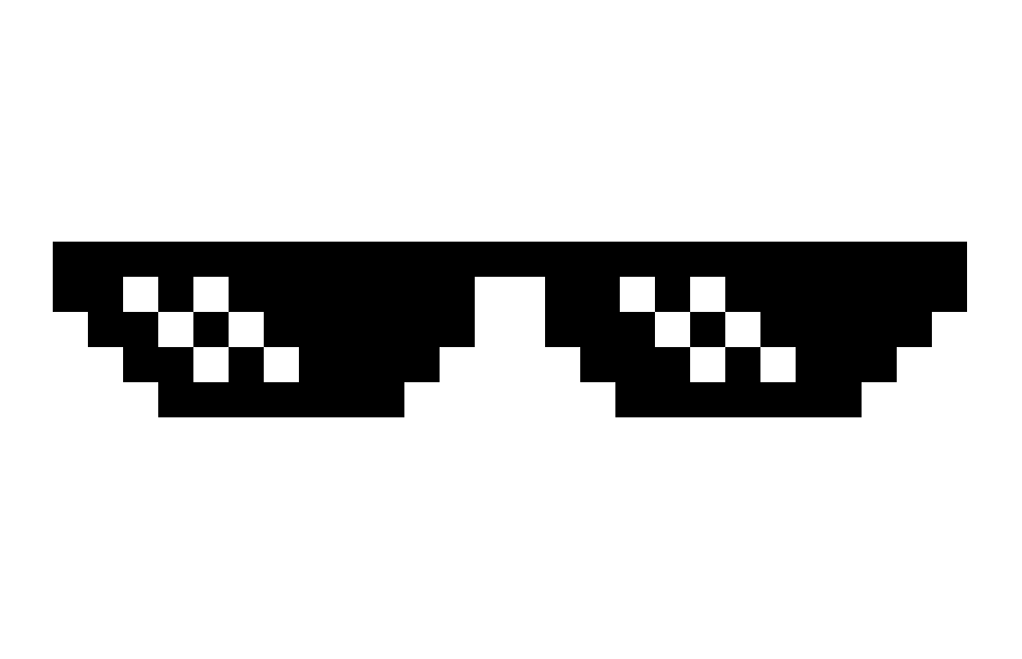 Deal With It Glasses PNG Clipart