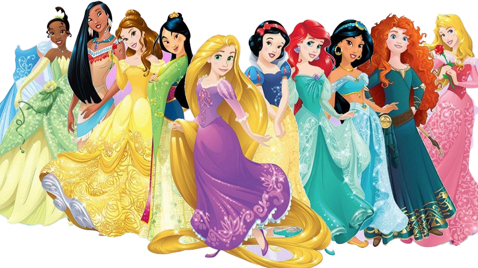 Disney Prenses Şeffaf Arkaplan