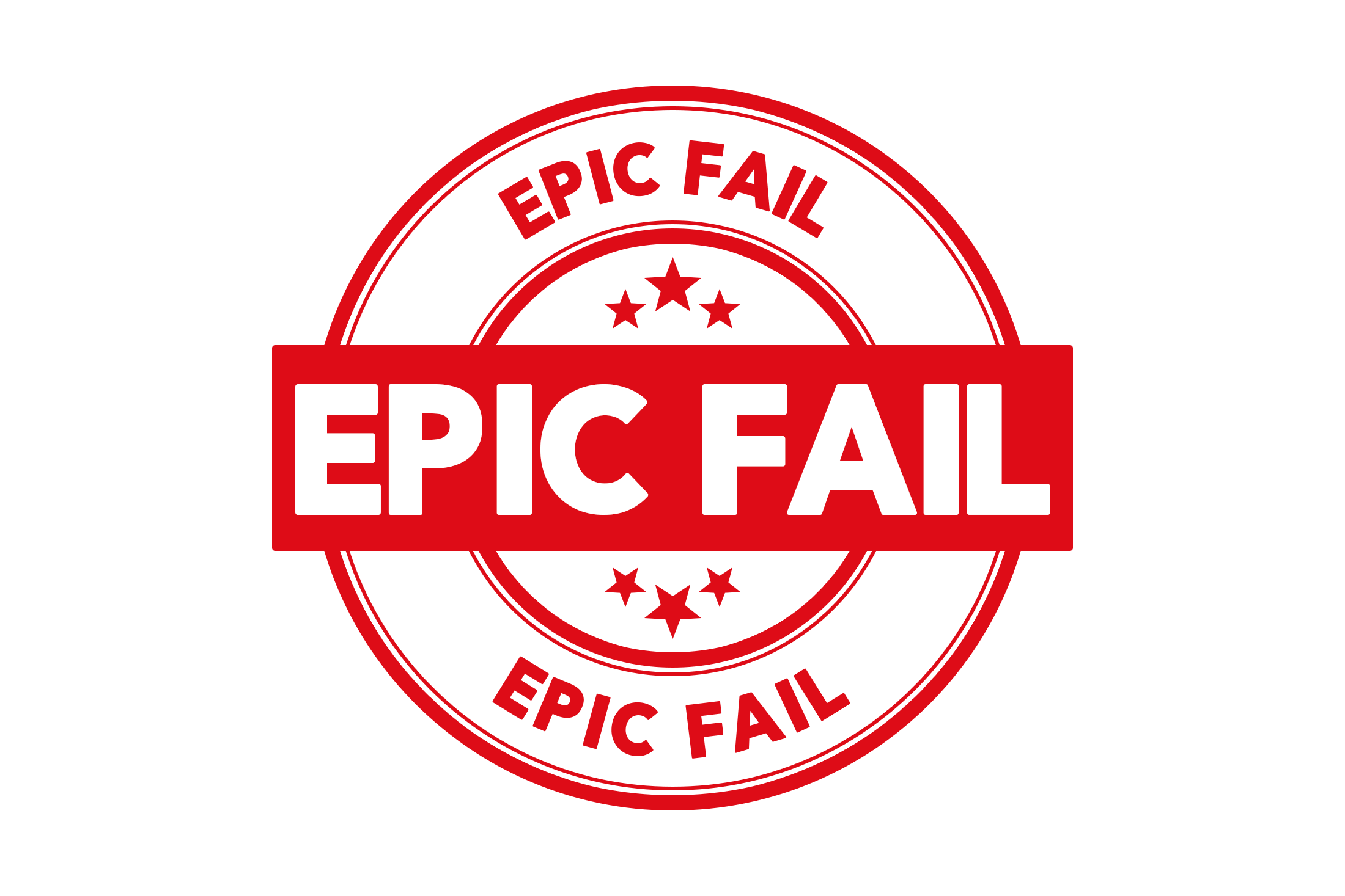 Epic Fail Stamp PNG HD