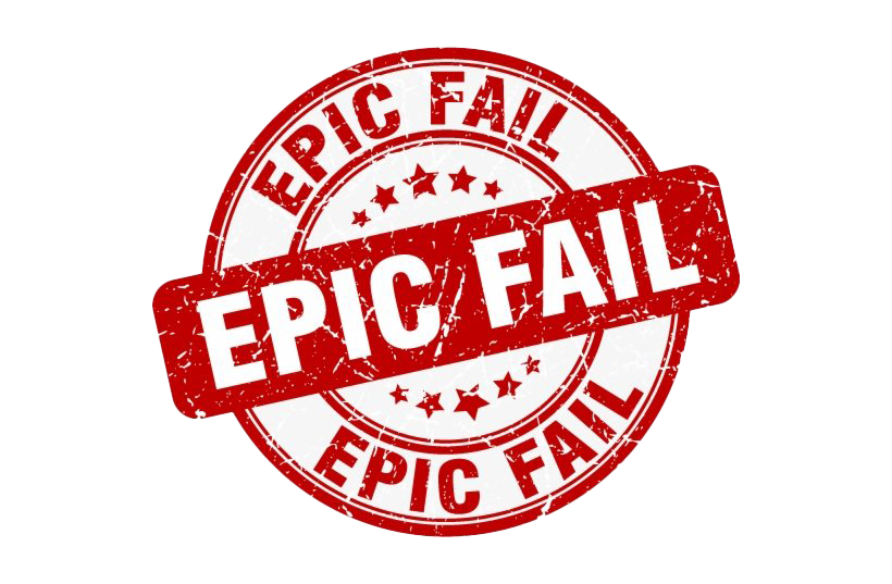 Epic Fail Stamp PNG Photos