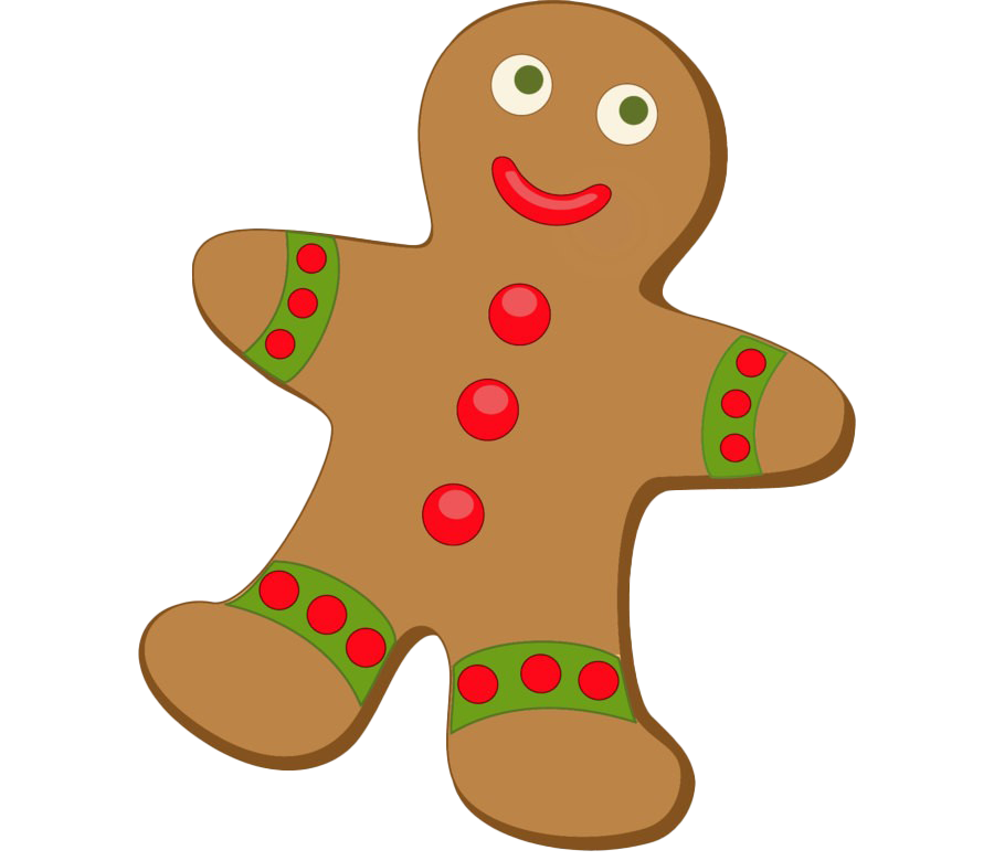 Gingerbread Man PNG Clipart