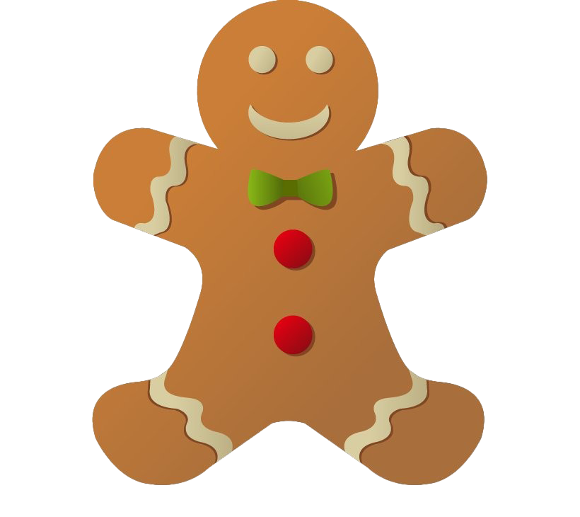 Gingerbread Man PNG Transparent Image