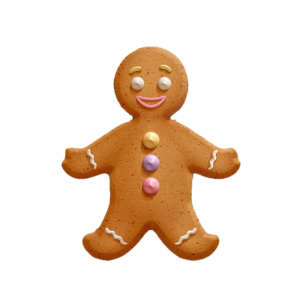 Gingerbread man Transparan PNG