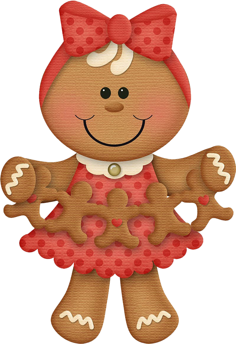 Gingerbread Woman PNG Transparent Image
