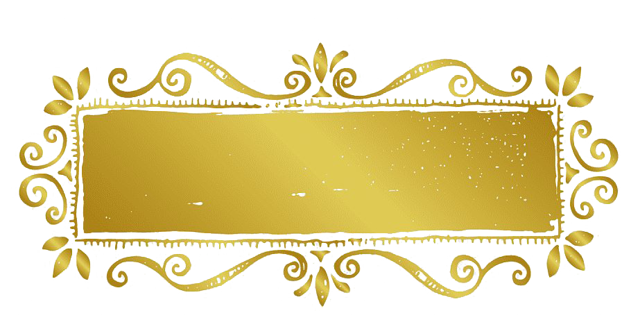 Gold Retro Decorative Frame PNG Transparent Picture