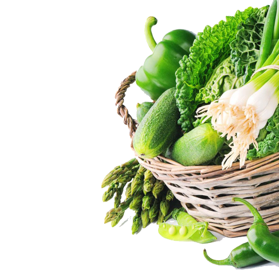 Green Food Background PNG