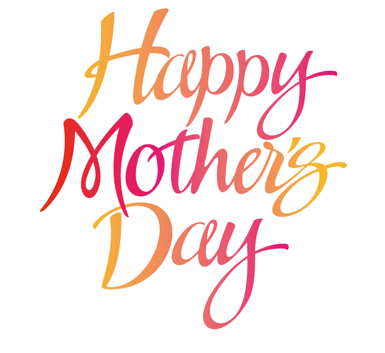 Happy Mothers Day PNG Transparent Picture