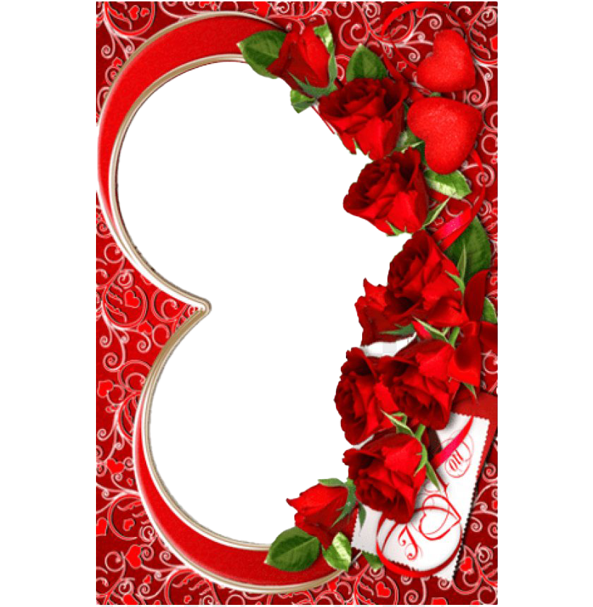 Heart Romantic Frame PNG Clipart
