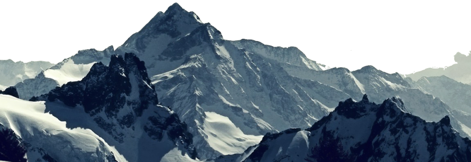Icy Mountains PNG HD