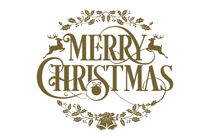 Merry Christmas Logo PNG File