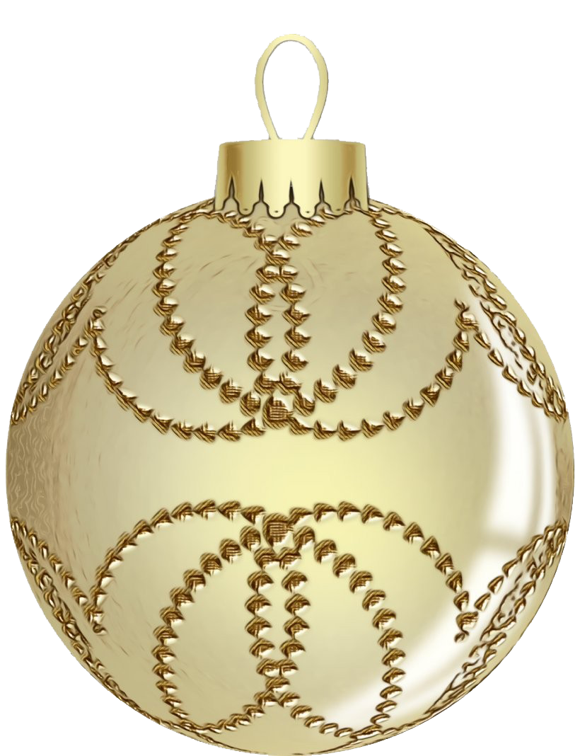 Metallic Ornament PNG Transparent Image