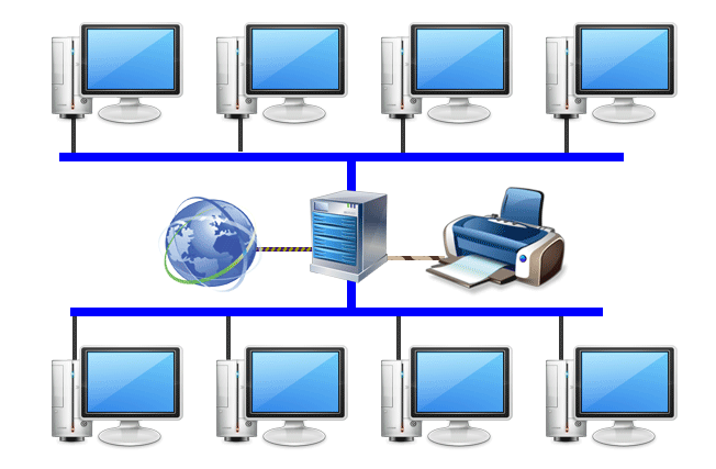 Network Computer Download PNG Image
