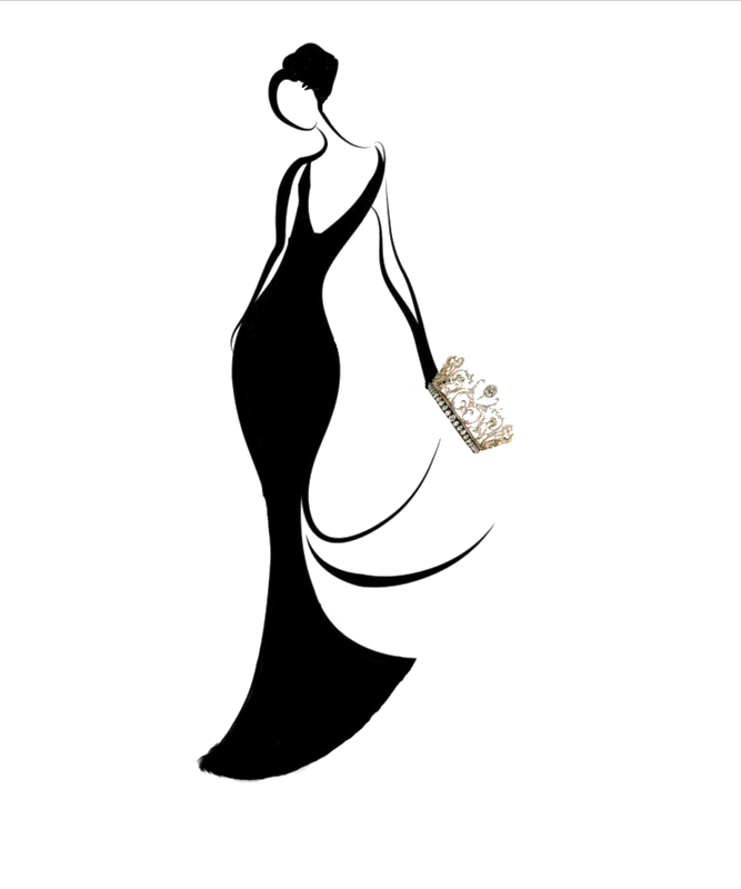Pageant Silhouette PNG Transparent Image