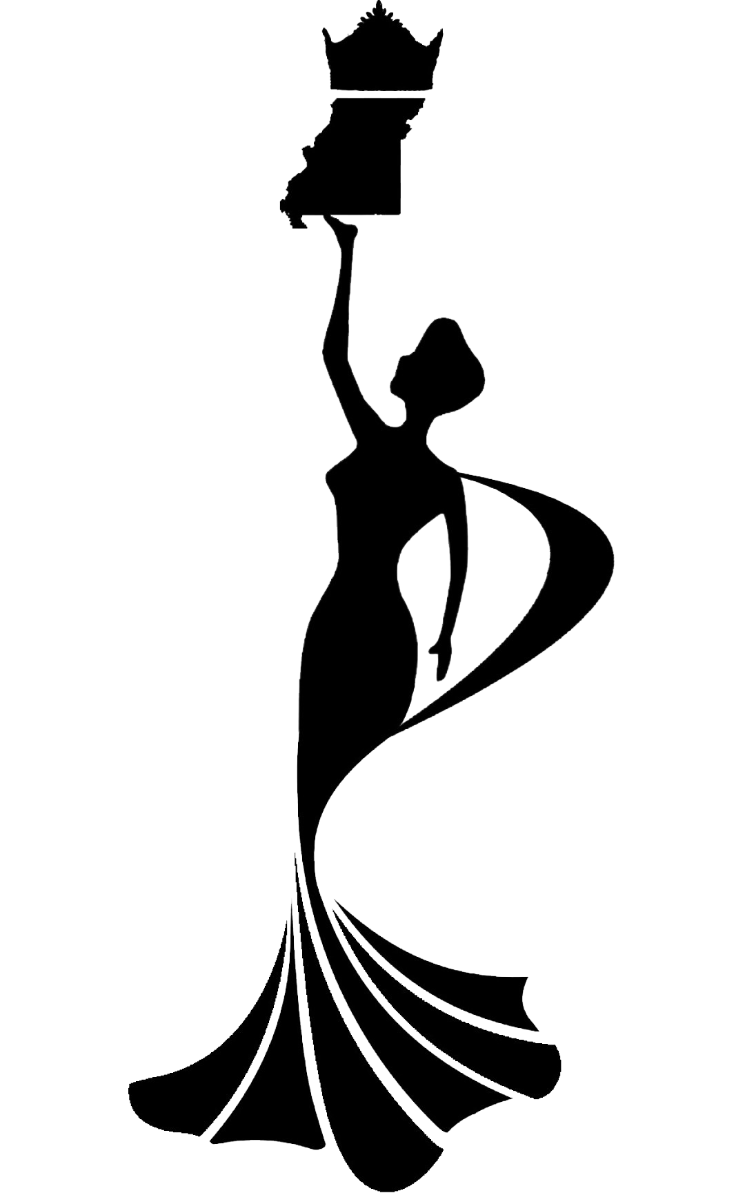 Pageant Silhouette Transparent Background