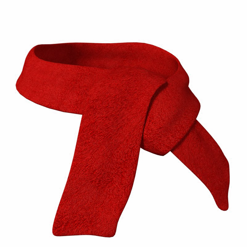 Foulard rouge Transparent PNG