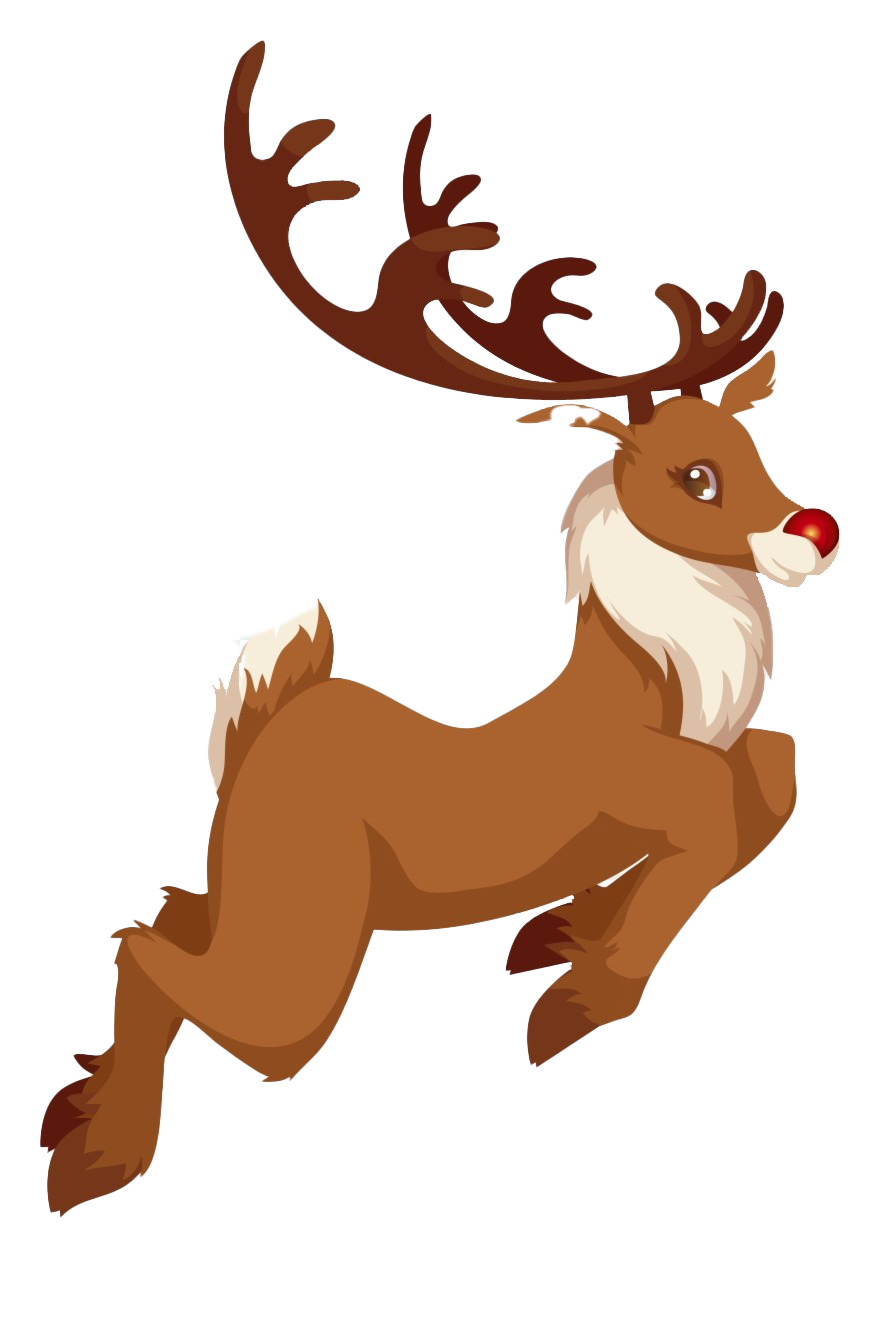 Rudolph Running PNG File