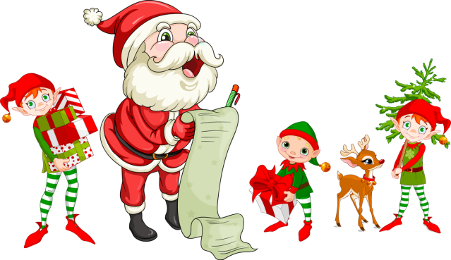 Santa Claus Elf PNG-afbeelding