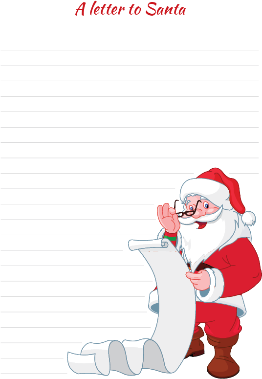 قائمة Santas PNG صورة شفافة