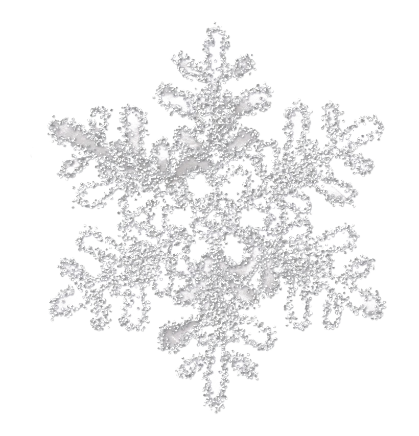 Silver Snowflake PNG-bestand
