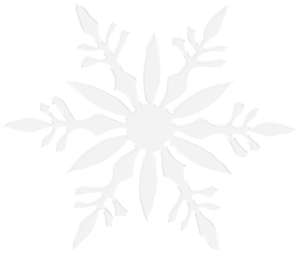 Zilveren sneeuwvlok PNG Foto