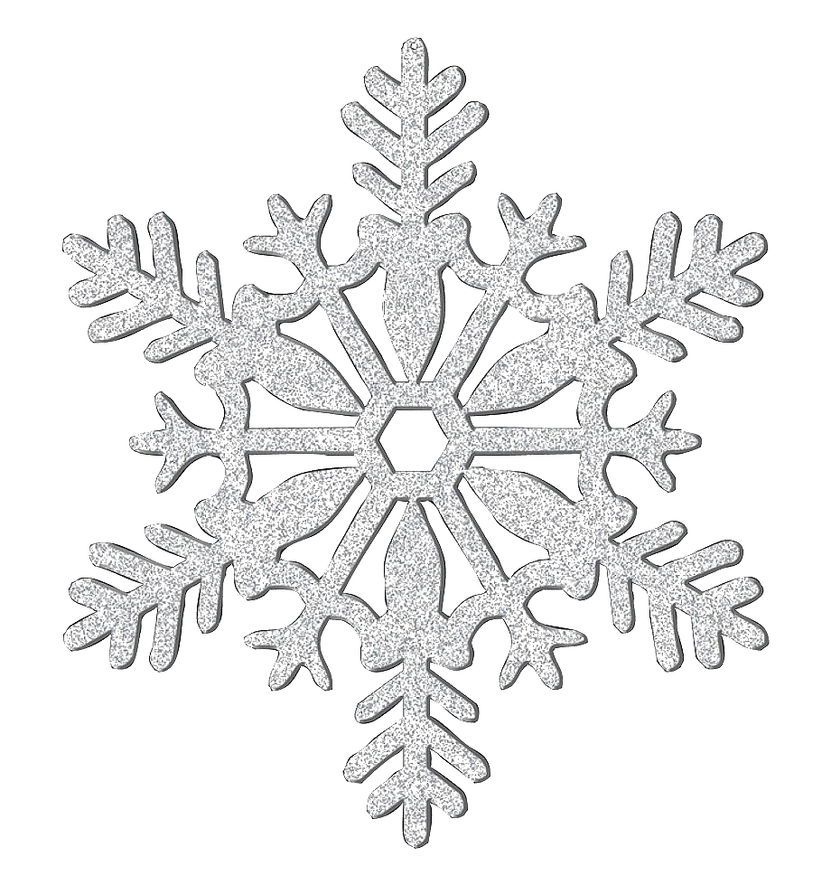 Zilveren sneeuwvlok Transparant PNG