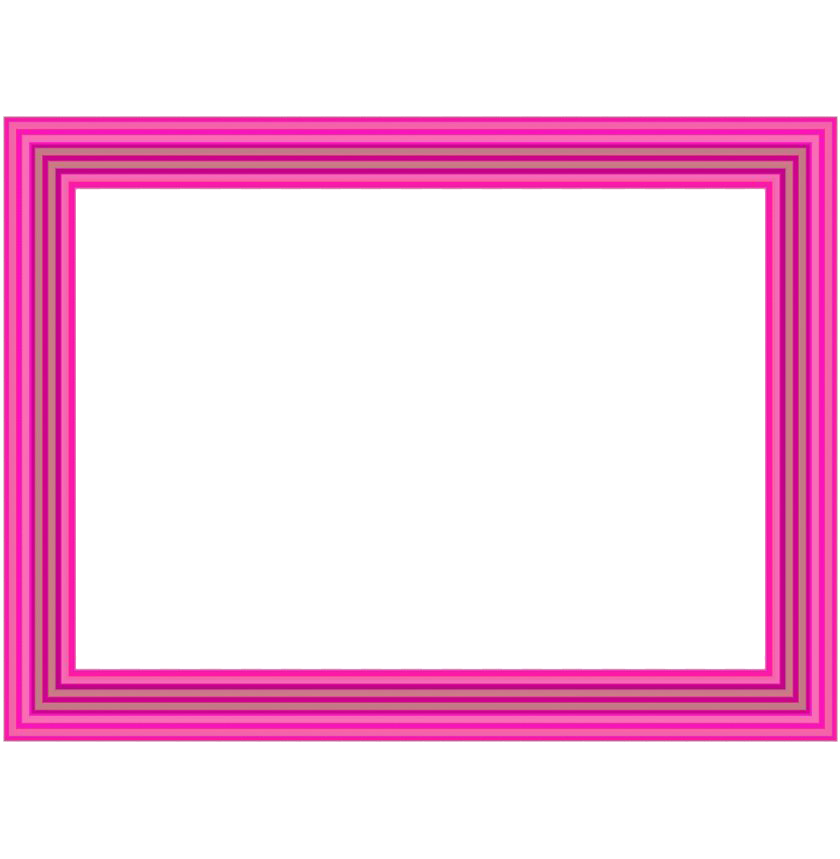 Square Pink Frame PNG Photo