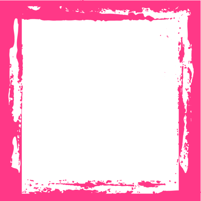 Immagine PNG frame quadrato rosa