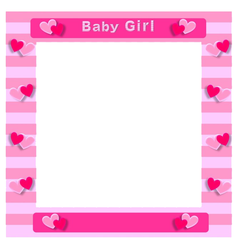 Immagine Trasparente del telaio rosa quadrato PNG