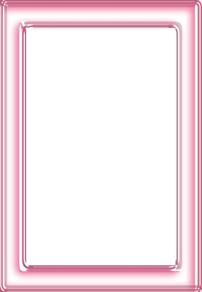 Immagine Trasparente telaio quadrato rosa PNG