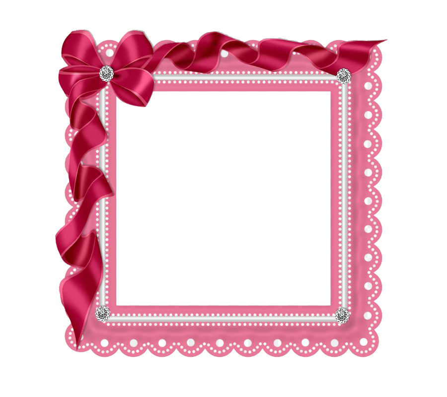 Telaio rosa quadrato PNG Trasparente