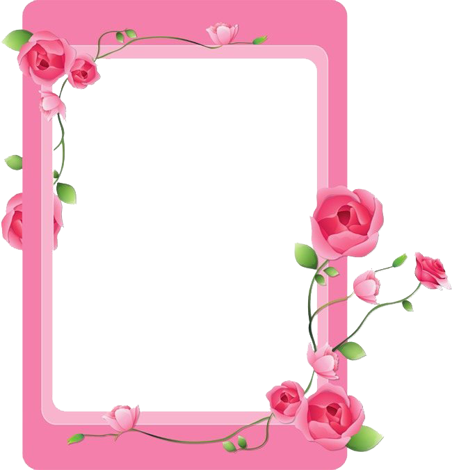 Quadrato Immagini Trasparenti della cornice rosa PNG