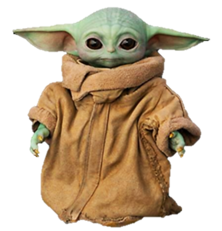 스타 워즈 귀여운 아기 Yoda 투명한 PNG