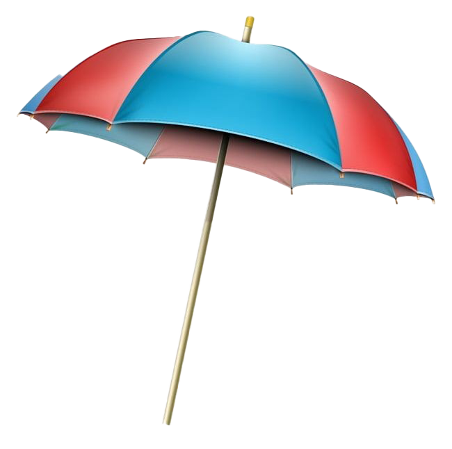 Summer Beach Umbrella PNG HD
