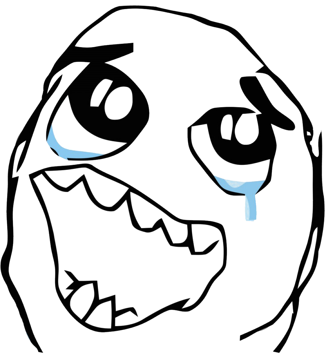 Trollface PNG Transparant Beeld