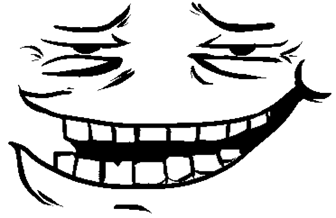 Trollface PNG transparant