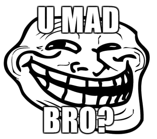 U Mad Bro Face PNG Clipart