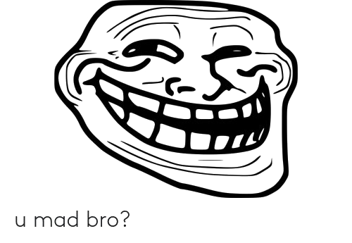 U Mad Bro Face Fichier PNG