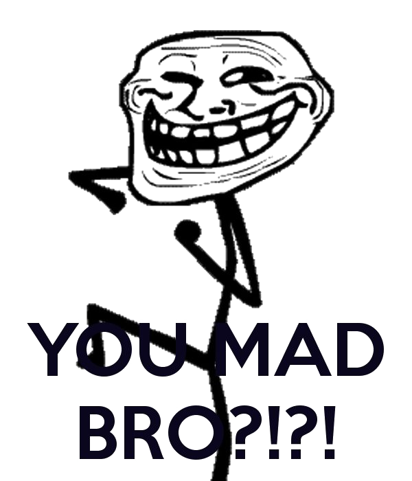 U Mad Bro Face PNG Transparent Image