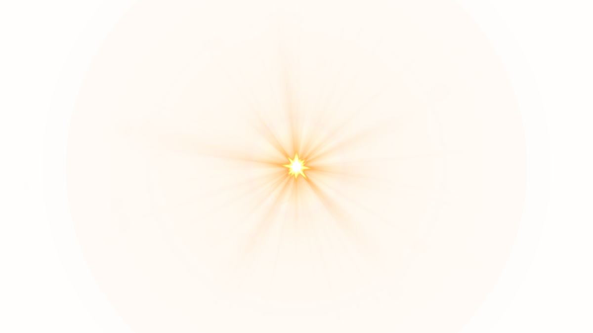 Yellow Lens Flare PNG HD