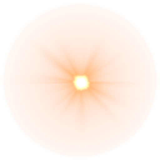 Yellow Lens Flare PNG Pic