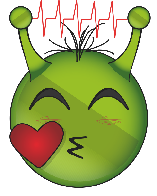 Alien Face Emoji Download PNG Image