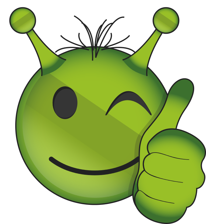 Alien Face Emoji PNG Free Download