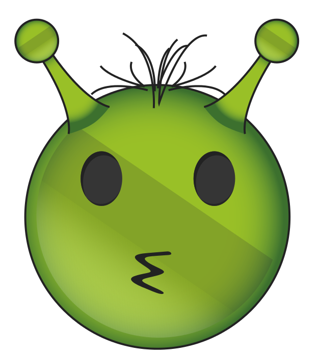 Alien Face Emoji PNG Picture