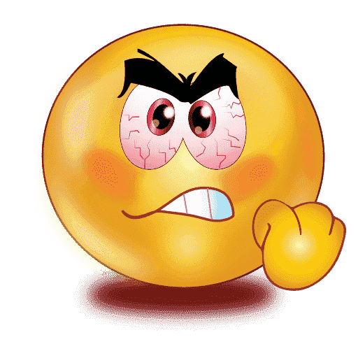 Download gratuito di Emoji PNG arrabbiato